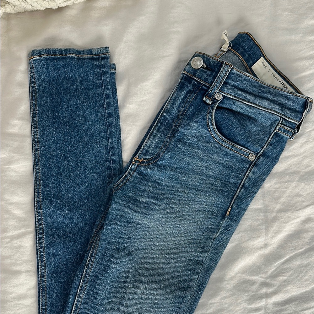 Rag & Bone High Rise Skinny Jeans
